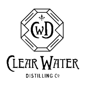 clear water distilling sponsor logo